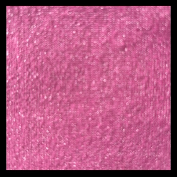 Vintage 2009 Victoria's Secret PINK Metallic Love Pink Shimmer Henley Tee Size S - Picture 6 of 9